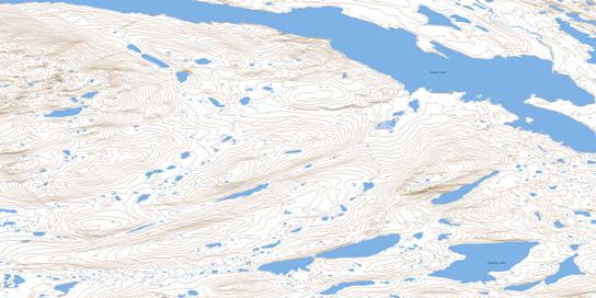 Mountain Lake Topographic map 086N06 at 1:50,000 Scale