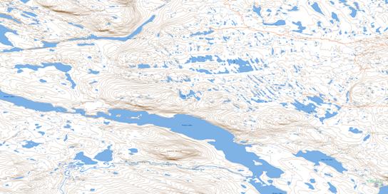 Teshierpi Mountain Topo Map 086N07 at 1:50,000 scale - National Topographic System of Canada (NTS) - Toporama map