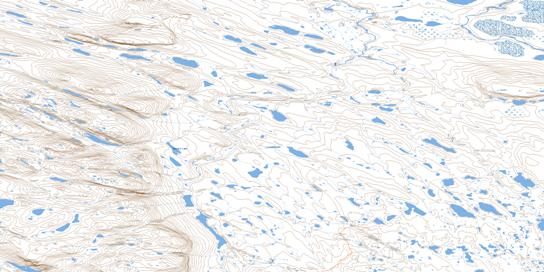 Bornite Lake Topo Map 086N10 at 1:50,000 scale - National Topographic System of Canada (NTS) - Toporama map