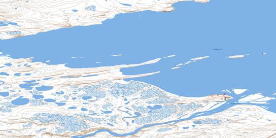 Richardson Bay Topographic map 086O14 at 1:50,000 Scale