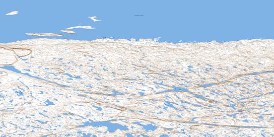 No Title Topo Map 086P10 at 1:50,000 scale - National Topographic System of Canada (NTS) - Toporama map