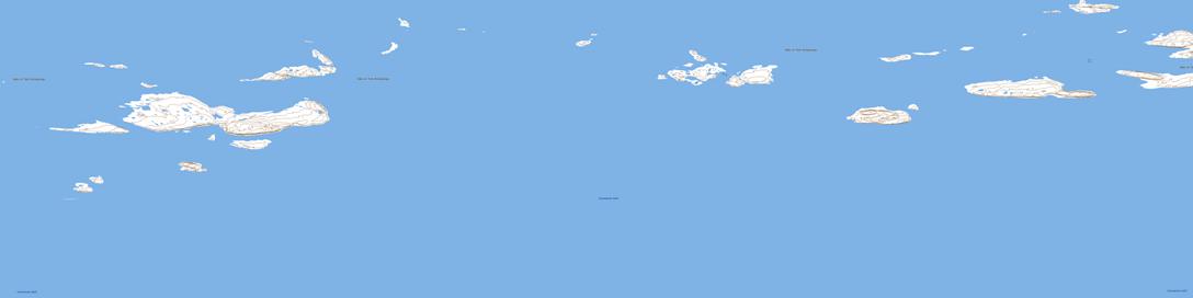 Nanukton Island Topographic map 087A01 at 1:50,000 Scale