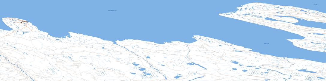 Cape Young Topographic map 087B16 at 1:50,000 Scale