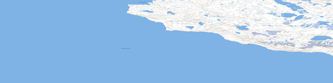 Cape Hamilton Topographic map 087C08 at 1:50,000 Scale