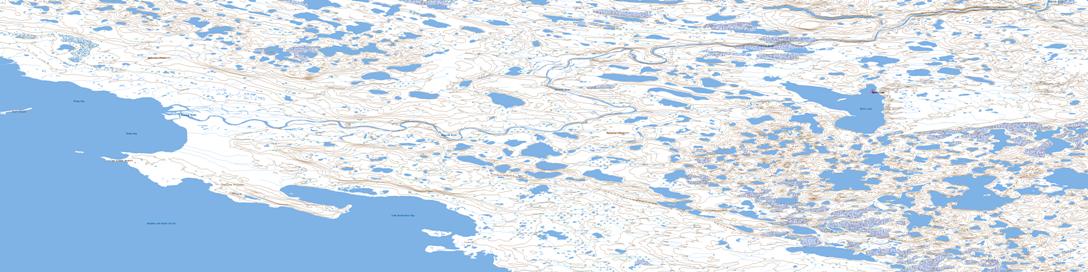 Singialuk Peninsula Topo Map 087C09 at 1:50,000 scale - National Topographic System of Canada (NTS) - Toporama map