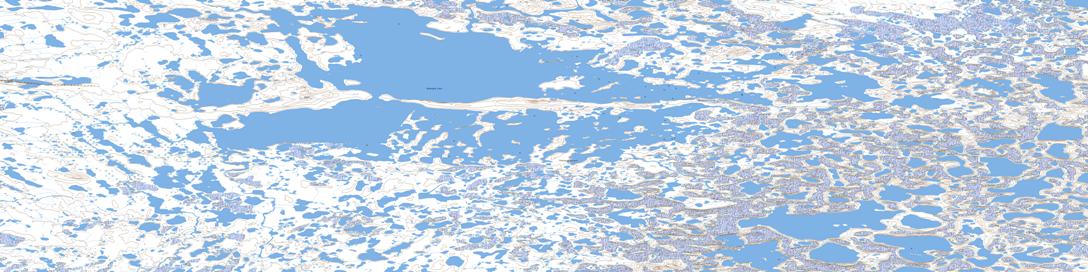 Quunnguq Lake Topo Map 087D16 at 1:50,000 scale - National Topographic System of Canada (NTS) - Toporama map