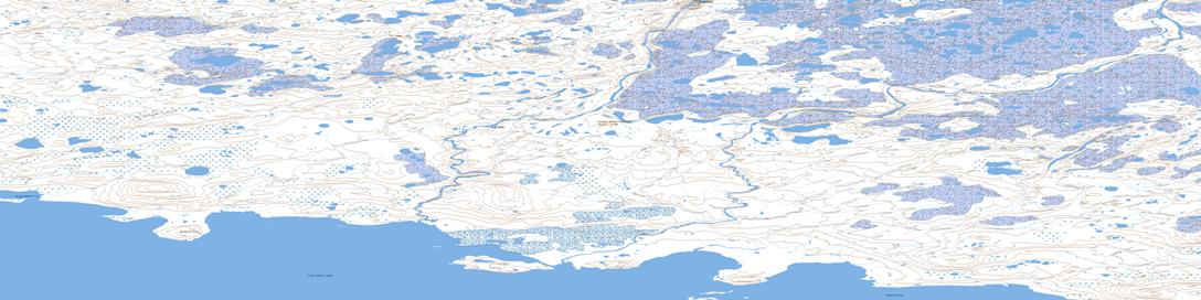 Woodward Point Topo Map 087E09 at 1:50,000 scale - National Topographic System of Canada (NTS) - Toporama map