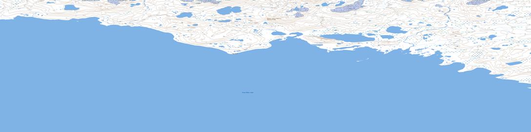 Page Point Topo Map 087E10 at 1:50,000 scale - National Topographic System of Canada (NTS) - Toporama map