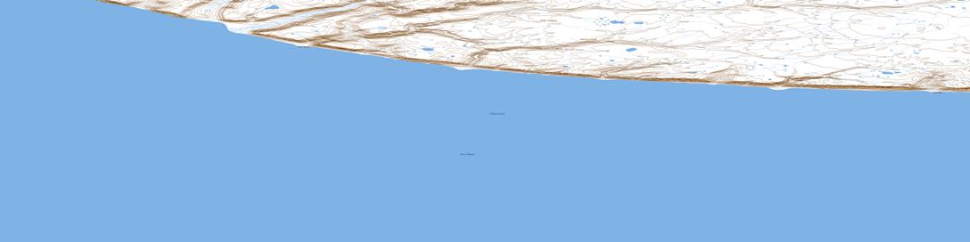 Cape Dundas Topo Map 088E07 at 1:50,000 scale - National Topographic System of Canada (NTS) - Toporama map