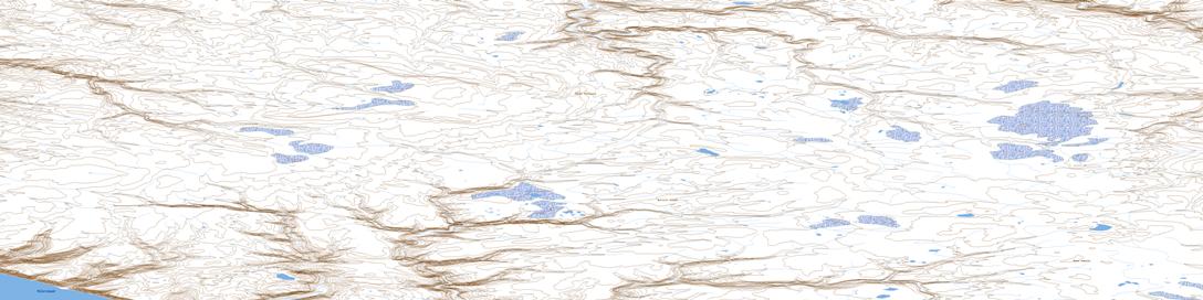 Mount Hamelin Topo Map 088E10 at 1:50,000 scale - National Topographic System of Canada (NTS) - Toporama map