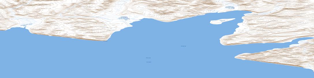 Warrington Bay Topographic map 088G01 at 1:50,000 Scale