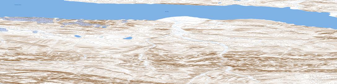 Marie Bay Topo Map 089A04 at 1:50,000 scale - National Topographic System of Canada (NTS) - Toporama map