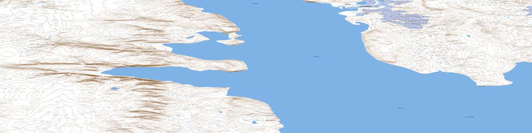 Mould Bay Topo Map 089B04 at 1:50,000 scale - National Topographic System of Canada (NTS) - Toporama map