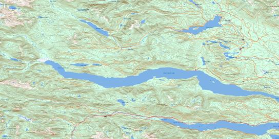 Great Central Lake Topo Map 092F06 at 1:50,000 scale - National Topographic System of Canada (NTS) - Toporama map