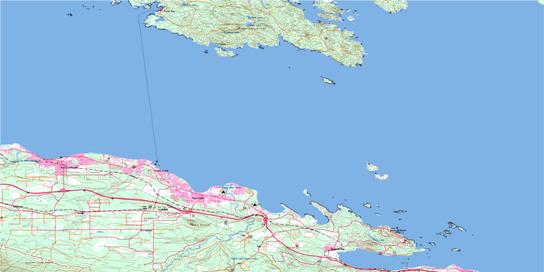 Parksville Topo Map 092F08 at 1:50,000 scale - National Topographic System of Canada (NTS) - Toporama map