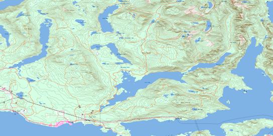Haslam Lake Topo Map 092F16 at 1:50,000 scale - National Topographic System of Canada (NTS) - Toporama map