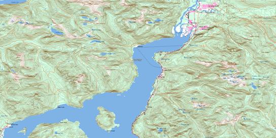 Squamish Topo Map 092G11 at 1:50,000 scale - National Topographic System of Canada (NTS) - Toporama map