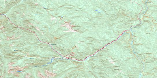 Manning Park Topo Map 092H02 at 1:50,000 scale - National Topographic System of Canada (NTS) - Toporama map
