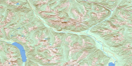 Skagit River Topo Map 092H03 at 1:50,000 scale - National Topographic System of Canada (NTS) - Toporama map