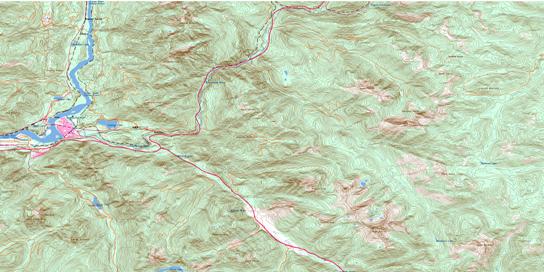 Hope Topographic map 092H06 at 1:50,000 Scale