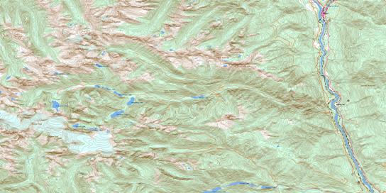 Lytton Topo Map 092I04 at 1:50,000 scale - National Topographic System of Canada (NTS) - Toporama map