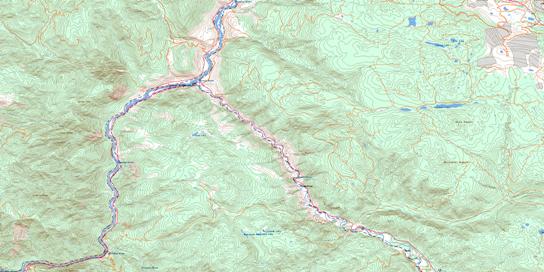 Spences Bridge Topo Map 092I06 at 1:50,000 scale - National Topographic System of Canada (NTS) - Toporama map