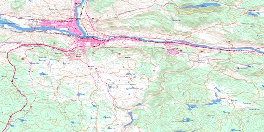 Kamloops Topo Map 092I09 at 1:50,000 scale - National Topographic System of Canada (NTS) - Toporama map