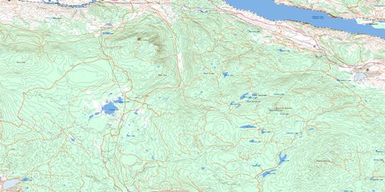 Cherry Creek Topographic map 092I10 at 1:50,000 Scale