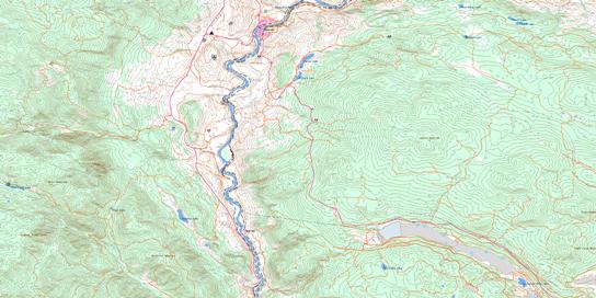 Ashcroft Topo Map 092I11 at 1:50,000 scale - National Topographic System of Canada (NTS) - Toporama map