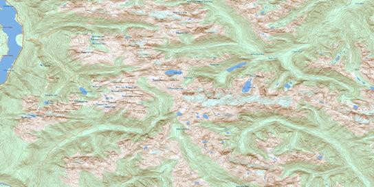 Stein Lake Topo Map 092J01 at 1:50,000 scale - National Topographic System of Canada (NTS) - Toporama map