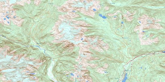 Brandywine Falls Topo Map 092J03 at 1:50,000 scale - National Topographic System of Canada (NTS) - Toporama map