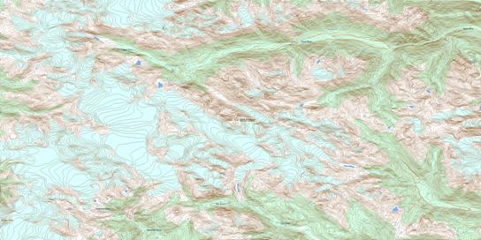 Ryan River Topo Map 092J06 at 1:50,000 scale - National Topographic System of Canada (NTS) - Toporama map