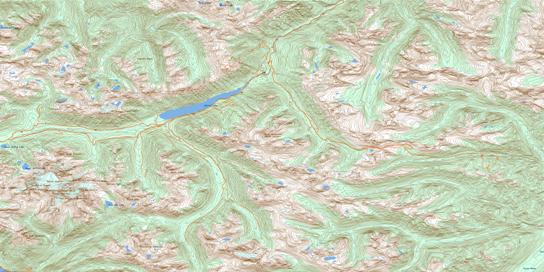 Duffey Lake Topographic map 092J08 at 1:50,000 Scale