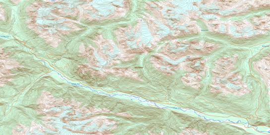 North Creek Topo Map 092J11 at 1:50,000 scale - National Topographic System of Canada (NTS) - Toporama map