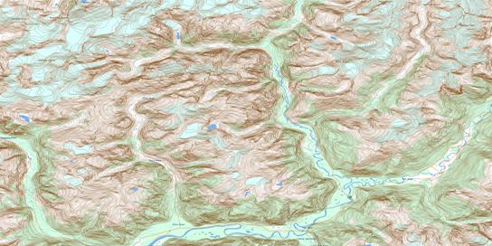 Mount Argyll Topo Map 092K09 at 1:50,000 scale - National Topographic System of Canada (NTS) - Toporama map