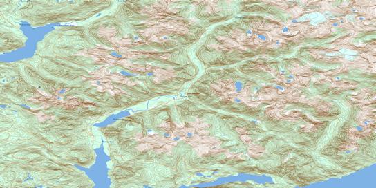 Phillips River Topo Map 092K11 at 1:50,000 scale - National Topographic System of Canada (NTS) - Toporama map
