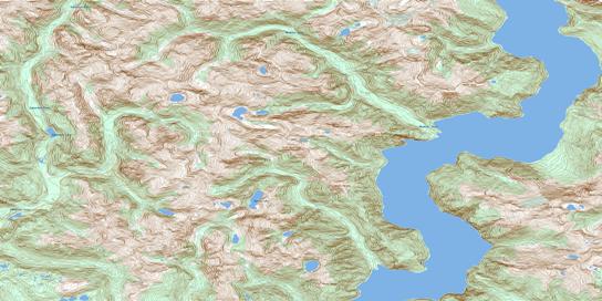Knight Inlet Topo Map 092K13 at 1:50,000 scale - National Topographic System of Canada (NTS) - Toporama map