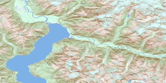 Southgate River Topo Map 092K15 at 1:50,000 scale - National Topographic System of Canada (NTS) - Toporama map