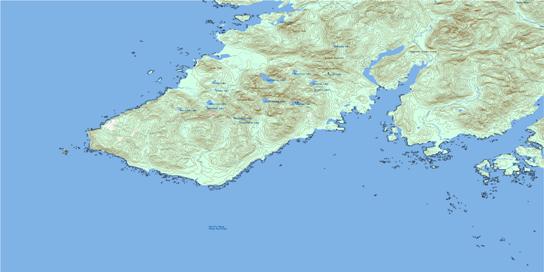 Brooks Peninsula Topo Map 092L04 at 1:50,000 scale - National Topographic System of Canada (NTS) - Toporama map