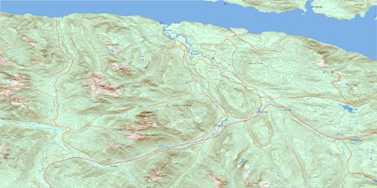 Adam River Topo Map 092L08 at 1:50,000 scale - National Topographic System of Canada (NTS) - Toporama map