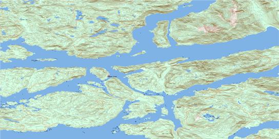 Minstrel Island Topo Map 092L09 at 1:50,000 scale - National Topographic System of Canada (NTS) - Toporama map