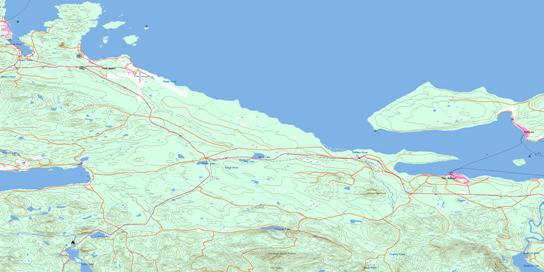 Port Mcneill Topo Map 092L11 at 1:50,000 scale - National Topographic System of Canada (NTS) - Toporama map