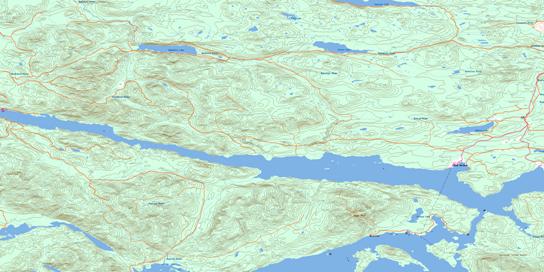 Quatsino Topographic map 092L12 at 1:50,000 Scale