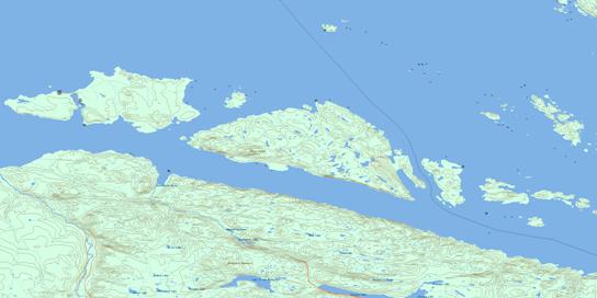 Shushartie Topo Map 092L13 at 1:50,000 scale - National Topographic System of Canada (NTS) - Toporama map
