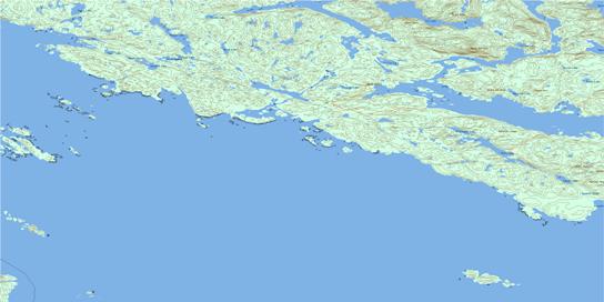 Bradley Lagoon Topo Map 092L14 at 1:50,000 scale - National Topographic System of Canada (NTS) - Toporama map