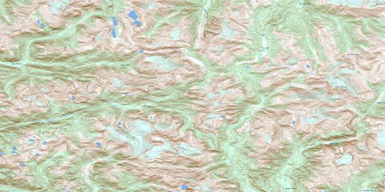 Mount Philley Topo Map 092M07 at 1:50,000 scale - National Topographic System of Canada (NTS) - Toporama map