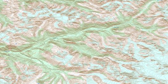 Machmell River Topo Map 092M09 at 1:50,000 scale - National Topographic System of Canada (NTS) - Toporama map