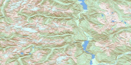 Tzeo River Topo Map 092M15 at 1:50,000 scale - National Topographic System of Canada (NTS) - Toporama map