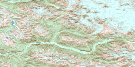 Sheemahant River Topo Map 092M16 at 1:50,000 scale - National Topographic System of Canada (NTS) - Toporama map