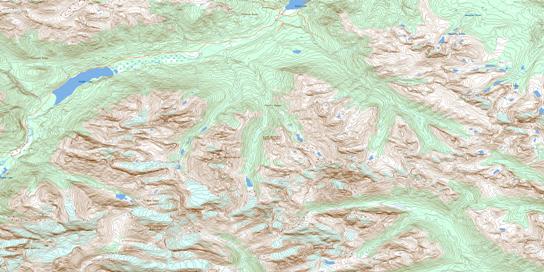 Razorback Mountain Topo Map 092N10 at 1:50,000 scale - National Topographic System of Canada (NTS) - Toporama map